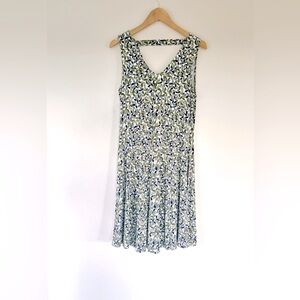 Fransa Olive Leaf A Line Dress